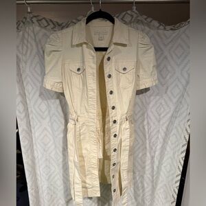 Chelsea & Violet Ivory Button-Front Romper